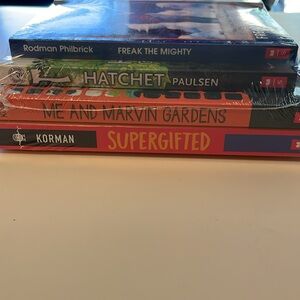 Scholastic grade 6 thru 9 favorite authors new pack of 10 paperback books.